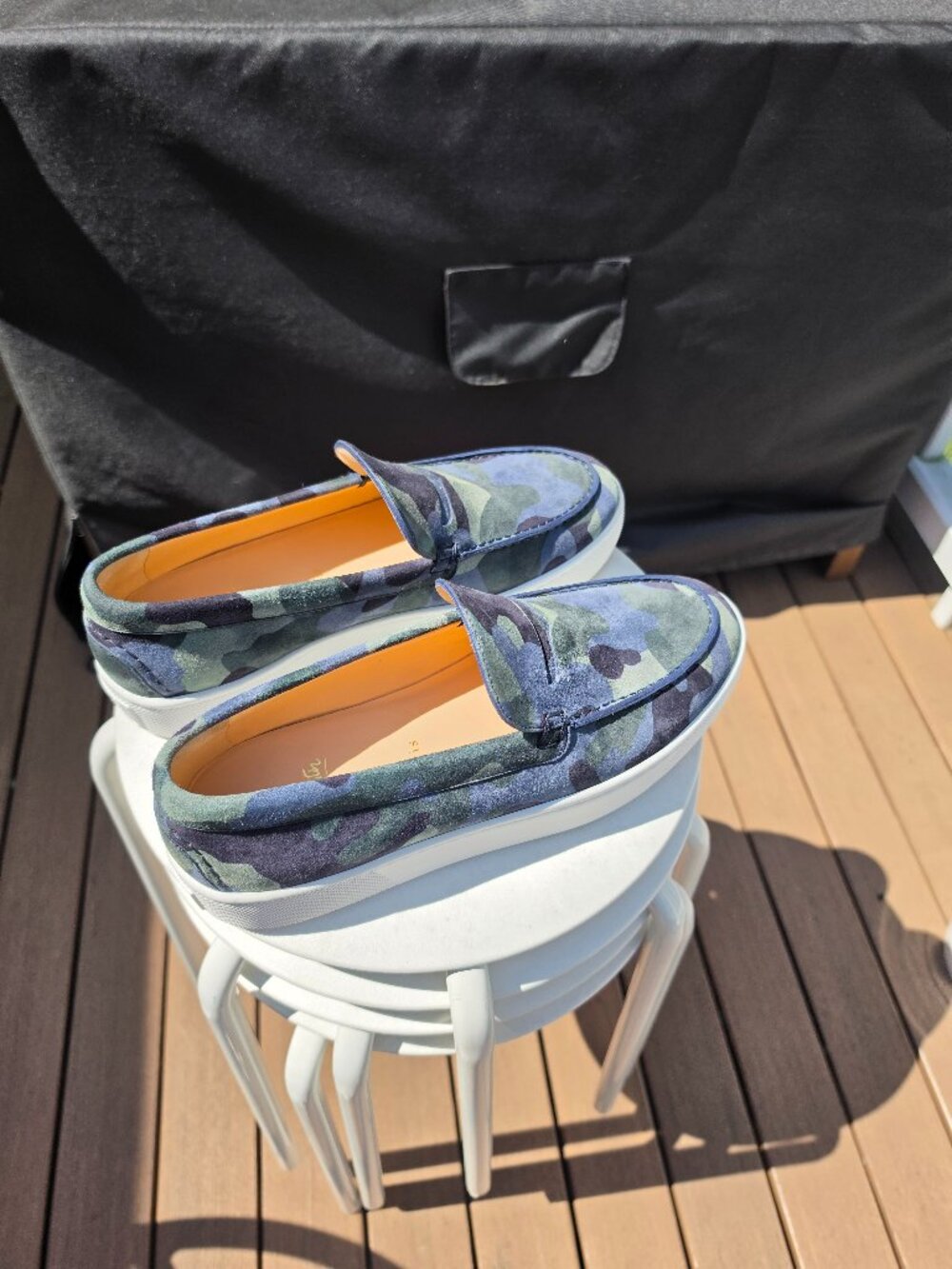 Christian Louboutin Paqueboat Flat 'Multi-Color Camo